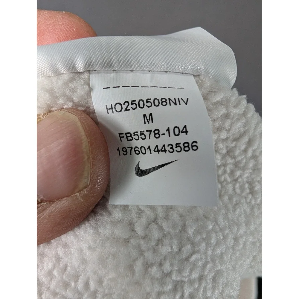 Nike Therma-FIT Fleece Joggers Mens Medium Cream Sweatpants FB5578-104